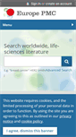 Mobile Screenshot of europepmc.org